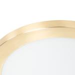 QAZQA - Современный потолочный светильник для наружного освещения I Потолочный светильник I Лампа I свет золото I латунь 41 см IP44 - Наружное освещение Yuma I - круглая сталь - Подходит для светодиодов E27 - фото 4