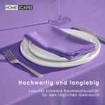 Скатерть Homescapes фиолетовый, 137/137 см - фото 3