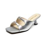 Шлепанцы женские Zhr, цвет Silver [Glacier Silver] - фото 4