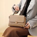 PAYOT Синтетическая кожаная сумка через плечо, Khaki - фото 6