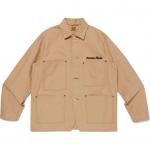 HUMAN MADE Рубашка-куртка с вышитым логотипом, Light Umber - фото 3