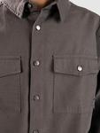 Рубашка Iriedaily Dusty Canvas Hemd, anthracite - фото 5