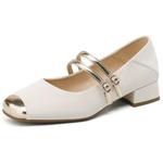 Туфли Мэри Джейн женские Daphne, бежевый - фото 3