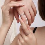 TRUE ME Серебряное кольцо S925 для женщин - фото 11