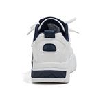 Унисекс скейтерские кеды Warrior Low Top бело-тёмно-синие - фото 5