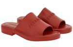 Шлепанцы мужские красные Ferragamo - фото 2