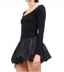 Черное оливковое мини-платье Sofie the Label - фото 3