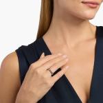 Кольцо с чередующимися бриллиантами и синими сапфирами в оправе «Channel» из платины (1/4 карата). Blue Nile - фото 2