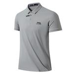 Мужская поло Jeep, серый - фото