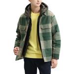 Рубашка Unisex Uniqlo Checked Overshirt, 55 зеленый - фото 2
