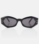 Солнцезащитные очки DiorSignature B1U Dior Eyewear, черный - фото