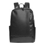 KONADCT Кожаный тканый деловой рюкзак, Black - фото 2