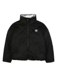 Стеганый пуховик Dkny Kids, черный - фото