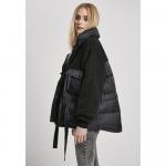 Куртка Urban Classics Sherpa Mix Puffer, черный - фото 2