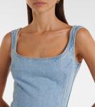 Джинсовое платье миди Magda Butrym, светло-синий - фото 4