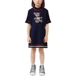 Детское платье Burberry Kids, цвет Dark Blue - фото 3