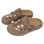 Закрытые тапочки для женщин XMISTUO, хаки - фото 3