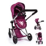 Bayer, Кукольная коляска Vario, бордовый, 18467AA - фото 6