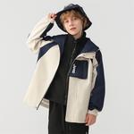 Школьные куртки Jeep, черные (3-в-1 утепленное пальто) - фото 6