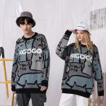 Свитер унисекс серо-голубой XXGOGO - фото 4