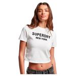Футболка Superdry Sport Luxe Graphic Fitted, белый - фото