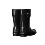 Сапоги резиновые женские HUNTER Original Short Gloss Rain, черный - фото 4
