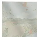 HERMES Шёлковый шарф женский серый, Gray - фото 6