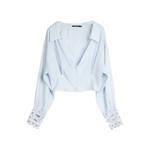 Рубашка женская Lapel Moderate ELLE, белый - фото 8