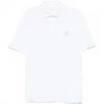 Поло из стрейч-джерси Brunello Cucinelli, белый - фото 3