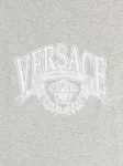 Плед с логотипом Versace Kids, серый - фото 3