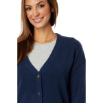 Свитер V-Neck Relaxed Cardigan Madewell, цвет Heather Indigo - фото 3