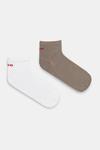 Носки 2 пары Hugo, бежевый - фото