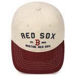 MLB Хлопковая бейсболка унисекс кремовая, Cream - фото 6