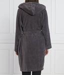 Халат однотонный Relaxed fit Boss, черный - фото 4