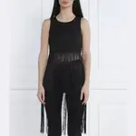 Облегающий топ Patrizia Pepe, черный - фото