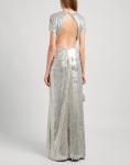 Макси платье Elisabetta Franchi, серебряный - фото 3