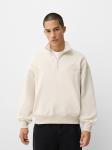 Свитер Bershka Sweatshirt, экрю - фото 2