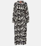 Шелковое платье-рубашка Cerere La DoubleJ, Papyrus - фото