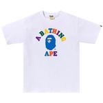 Футболка BAPE Colors College Tee, White - фото