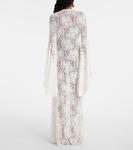 Пляжное платье с кружевом Kara Alexandra Miro, белый - фото 3