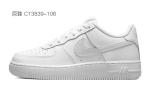 Кроссовки Nike Air Force 1 Skateboard Shoes Women's Low-Top White/Red - фото 8