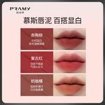 PRAMY Mousse Lip Mud Vintage Red Matte Easy to Blend Natural Long Lasting Complexion - фото 6