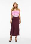 Юбка VILA VIELLETTE MIDI SKIRT, Fig/Dark Purple - фото 2