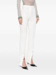 Mugler брюки с металлическим декором, белый - фото 3