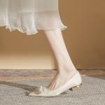 Ainer-cat Ainer cat Casual Single Shoes 2.5cm Women's Apricot - фото 8