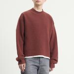 Укороченный шерстяной джемпер Bound, Brick - фото 2