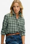 Блуза Superdry & Co Button-down blouse, Green Check/Green - фото 5
