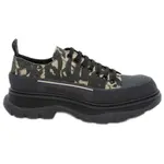 Кроссовки Alexander Mcqueen Graffiti Tread Slick Low Lace Up, бежево-черный - фото 2