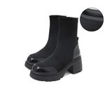 COMELY Женские полусапожки черные/хаки - фото 11