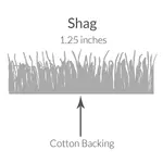 Ковер Express Shag Ella Solid Safavieh, бежевый, 92x153 см - фото 5